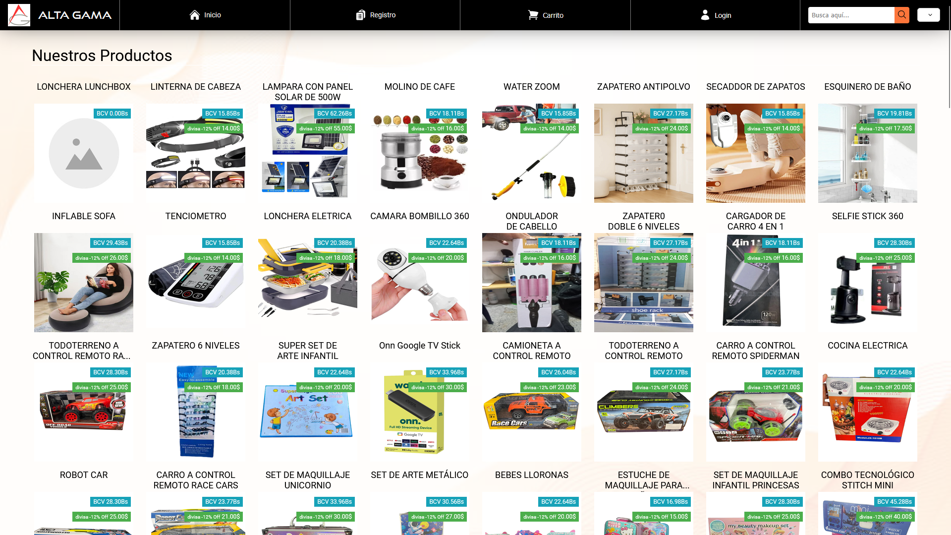 Tienda online hecha con Vendemaxx